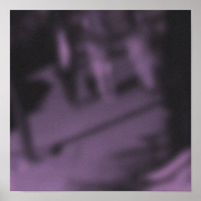 Shadowy Lila NYC-Fußgänger Poster (Vorne)