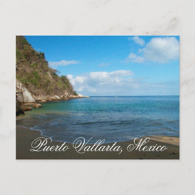 Shady Beach Runaway; Puerto Vallarta, Mexiko Postkarte (Vorderseite)