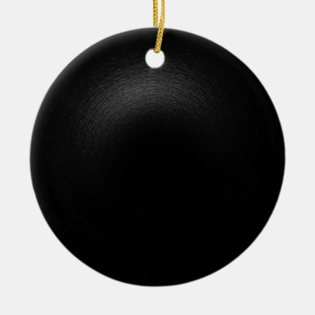 Shady Black - Erstellen Sie Ihre eigene Keramik Ornament (Vorne)
