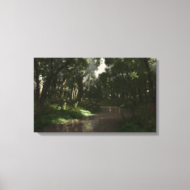 Shady Creek Canvas Print Leinwanddruck (Vorderseite)