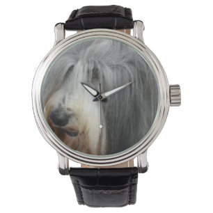 Shaggy Bearded Collie Armbanduhr