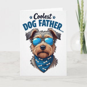 Shaggy Dog Fathers Day Art Karte