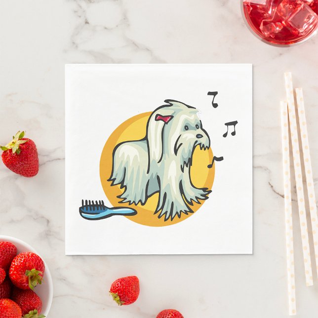 Shaggy Dog Serviette (Von Creator hochgeladen)