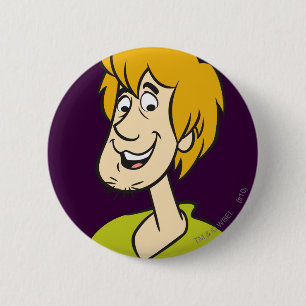 Shaggy Lächeln Button