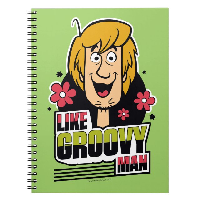 Shaggy "Like Groovy Man" Grafik Notizblock (Vorderseite)
