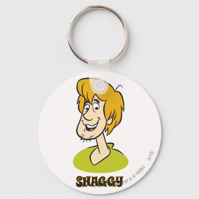 Shaggy Name Graphic Schlüsselanhänger (Vorderseite)