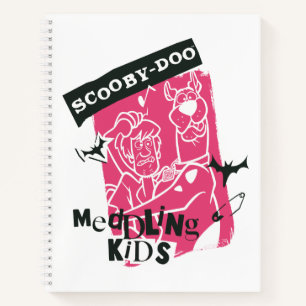 Shaggy und Scooby-Doo ermittelnde Kids Punk Umriss Notizbuch