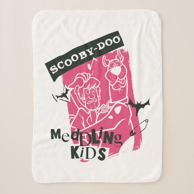 Shaggy und Scooby Doo Meddling Kids Punk Kontur Sherpadecke (Vorderseite)