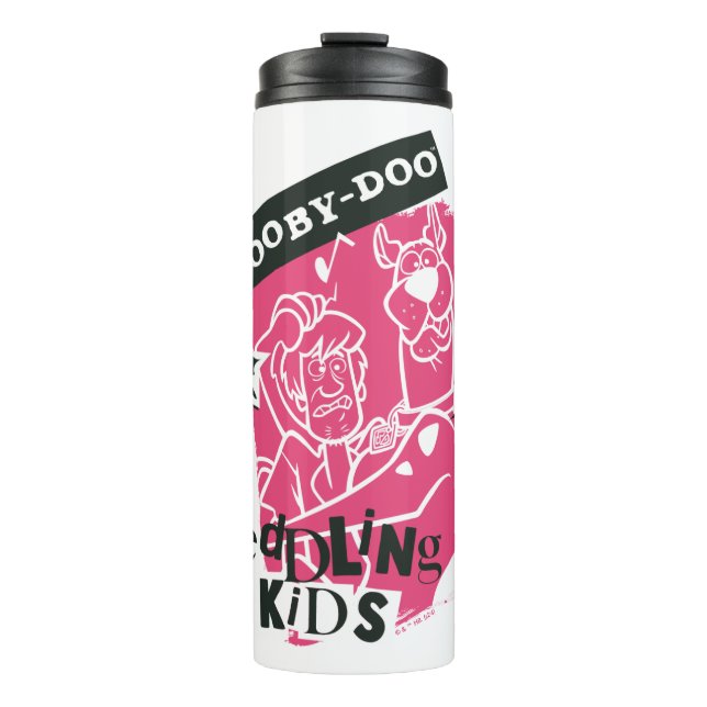 Shaggy und Scooby Doo Meddling Kids Punk Kontur Thermosbecher (Vorderseite)