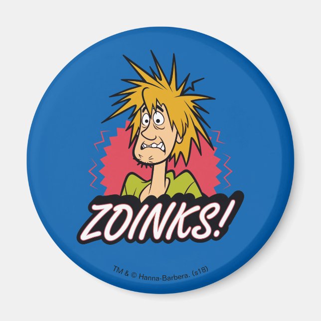 Shaggy "Zoinks"! grafisch Magnet (Vorne)
