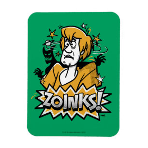 Shaggy "Zoinks"! Halftone Graphic Magnet