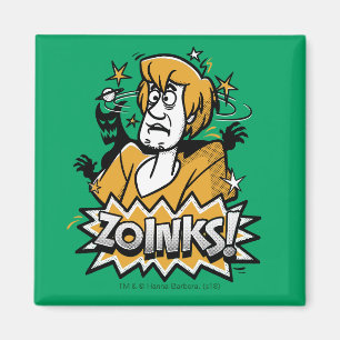 Shaggy "Zoinks"! Halftone Graphic Magnet