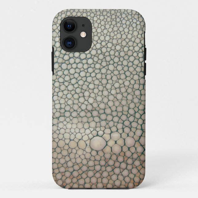 Shagreen Beige Case-Mate iPhone Hülle (Rückseite)