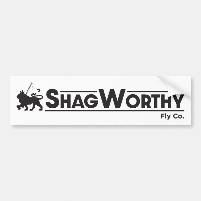 Shagworthy Fly Company Autoaufkleber (Vorne)