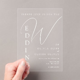 Shailene White Wedding Acryleinladungen
