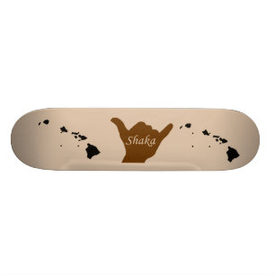 Shaka mit hawaiischem KettenSkateboard Skateboard