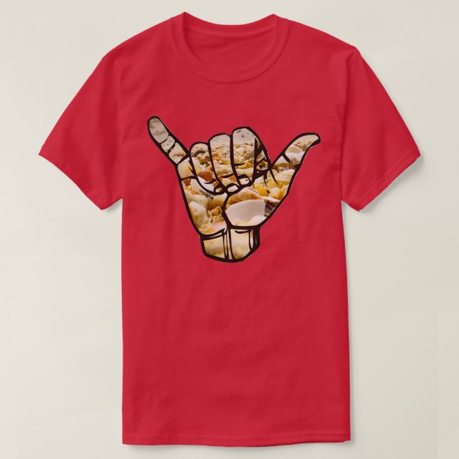 Shaka Muscheln T-Shirt (Design vorne)