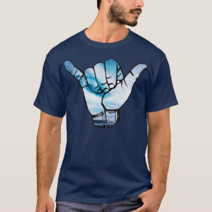 Shaka Ocean Surfing Wave Surfer Hawaii Hang T-Shirt