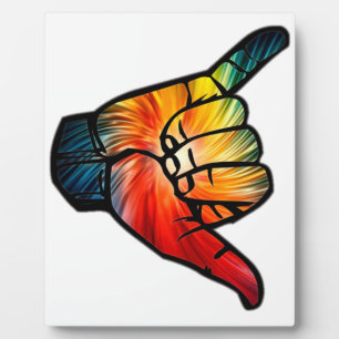 Shaka Rainbow Fotoplatte