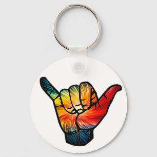 Shaka Rainbow Schlüsselanhänger