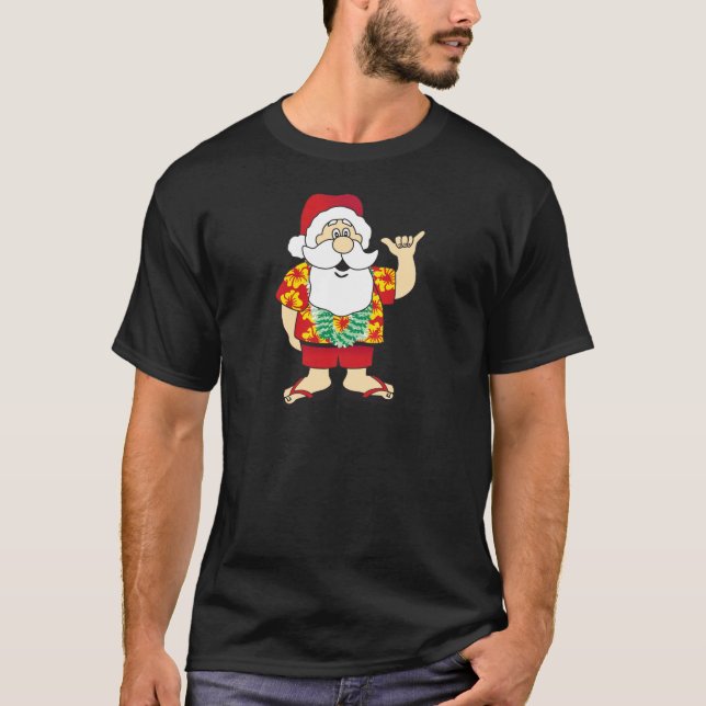 Shaka Santa T-Shirt (Vorderseite)