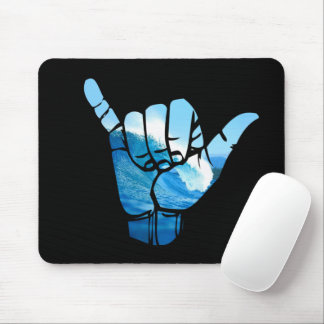 Shaka Sign Wave Rip Curl Mousepad