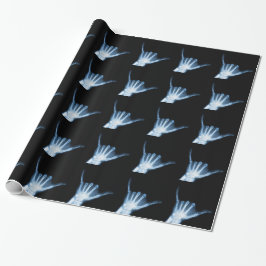 Shaka Sign X-Ray (Hang Loose) Geschenkpapier