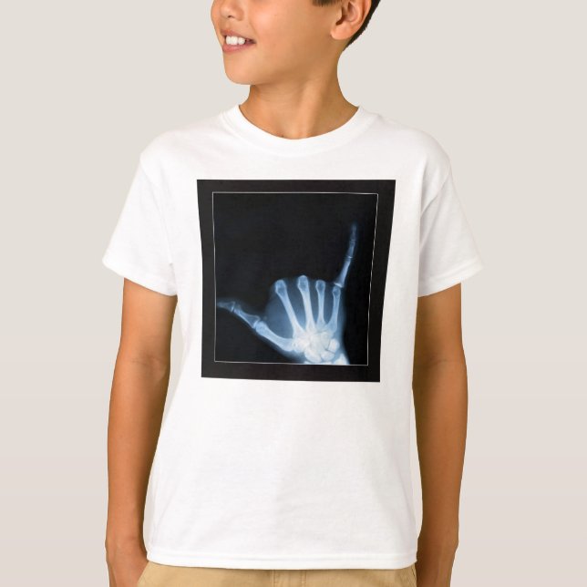 Shaka Sign X-Ray (Hang Loose) T-Shirt (Vorderseite)