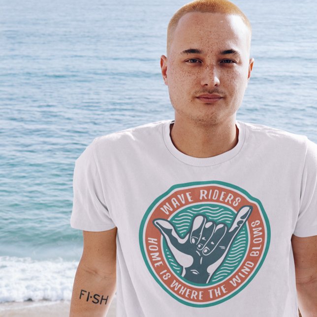 Shaka Summer Beach Surfsurfer T-Shirt (Von Creator hochgeladen)