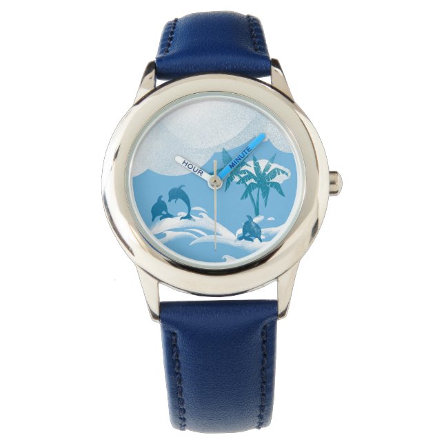 Shaka Surfing Tropical Goddess Armbanduhr (Vorderseite)