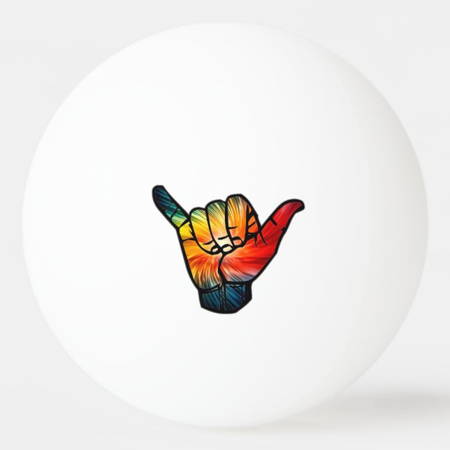 Shaka Tischtennisball (Vorderseite)