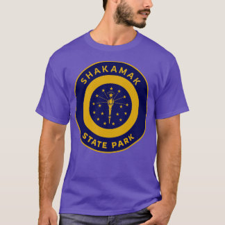 Shakamak Staat Park Indiana Flag Bullseye T-Shirt