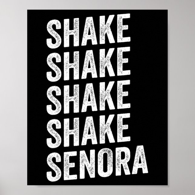 Shake Shake Senora Halloween Poster (Vorne)