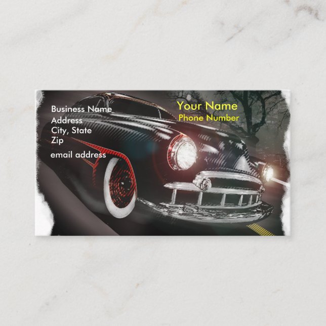 Shakedown Visitenkarte (Vorderseite)