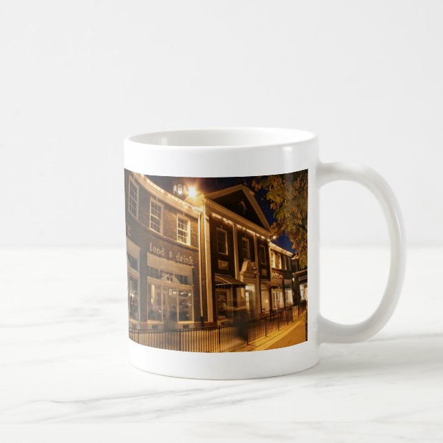 Shaker Square bei Nacht - 1 Kaffeetasse (Rechts)