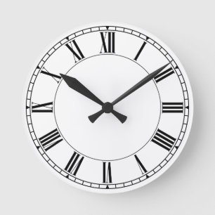 Shaker Style 02 Runde Wanduhr