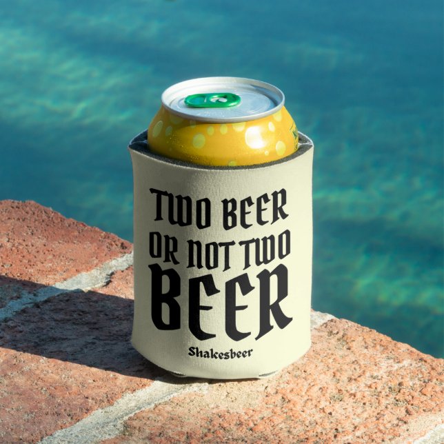 Shakesbeer Funny Cool Beer Can Cooler Dosenkühler (In Situ Pool)