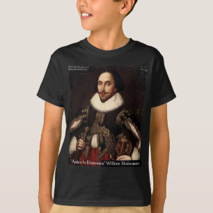 Shakespeare Action Beredsamkeit Zitat Geschenke &  T-Shirt