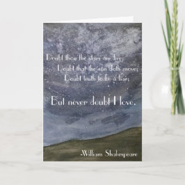 Shakespeare Art Karte