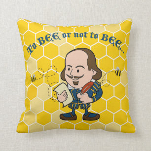 Shakespeare-Buchstabierwettbewerb-Kissen Kissen