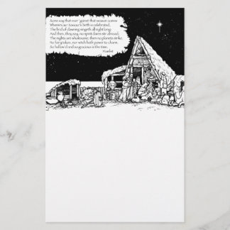 Shakespeare Christmas Briefpapier