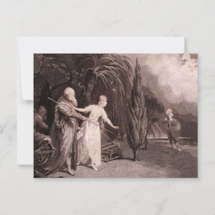 Shakespeare Der Sturm Miranda verliebt sich Postkarte