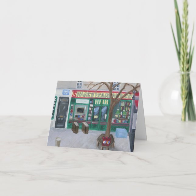 SHAKESPEARE ET CARTE POUR NOTES DE COMPANY PARIS (Devant)