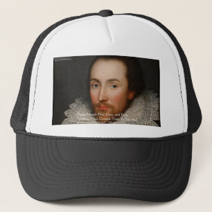 Shakespeare "Freunde" Weisheit Zitate Geschenke & Truckerkappe