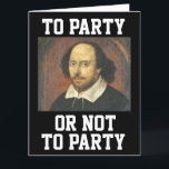 SHAKESPEARE FUNNY BIRTHDAY GREETING CARD DANKESKARTE<br><div class="desc">WILLIAM SHAKESPEARE FUNNY BIRTHDAY CARD</div>