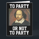 SHAKESPEARE FUNNY BIRTHDAY GREETING CARD DANKESKARTE<br><div class="desc">WILLIAM SHAKESPEARE FUNNY BIRTHDAY CARD</div>