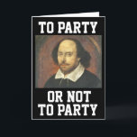 SHAKESPEARE FUNNY GEBURTSTAGSKARTEN CARD DANKESKARTE<br><div class="desc">WILLIAM SHAKESPEARE FUNNY BIRTHDAY CARD</div>