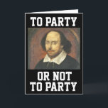 SHAKESPEARE FUNNY GEBURTSTAGSKARTEN CARD DANKESKARTE<br><div class="desc">WILLIAM SHAKESPEARE FUNNY BIRTHDAY CARD</div>