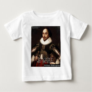 Shakespeare "Gebt unendlich" Liebe Zitate Geschenk Baby T-shirt
