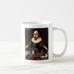 Shakespeare "Gib unendlich" Liebeszitate Geschenke Kaffeetasse